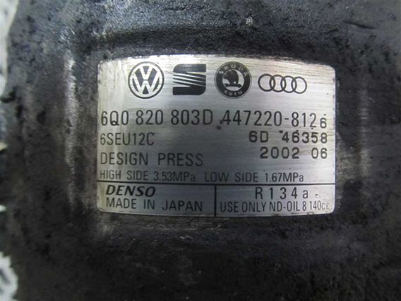 COMPRESOR AC Volkswagen Polo benzina 2003 - Poza 3