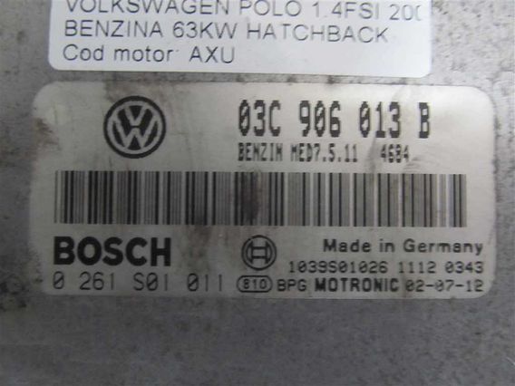 CALCULATOR MOTOR (ECU) Volkswagen Polo benzina 2003 - Poza 3