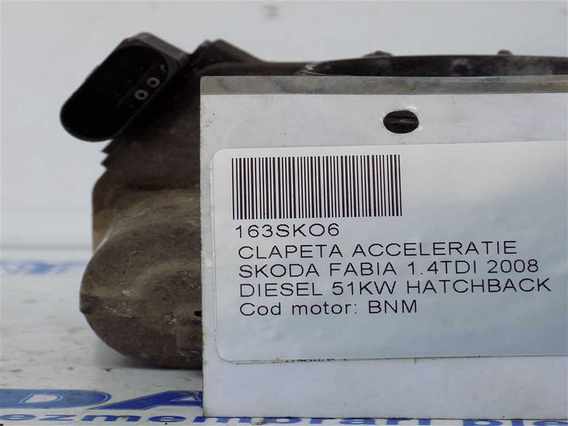 CLAPETA ACCELERATIE Skoda Fabia diesel 2008 - Poza 3