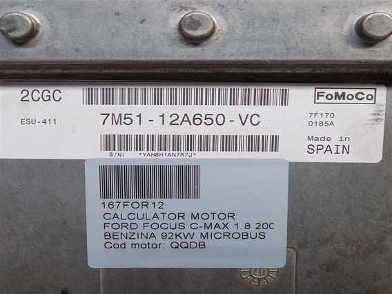 CALCULATOR MOTOR Ford Focus C-Max benzina 2007 - Poza 2