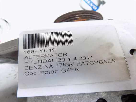 ALTERNATOR Hyundai i30 benzina 2011 - Poza 5