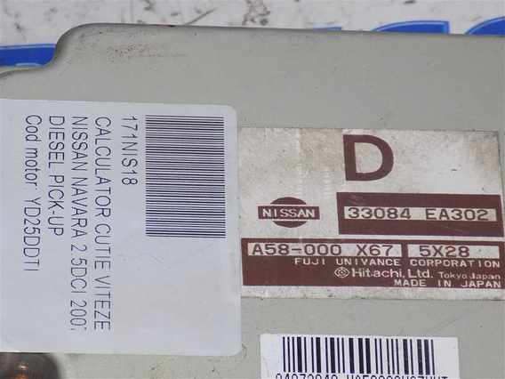 CALCULATOR CUTIE VITEZE Nissan Navara diesel 2007 - Poza 3