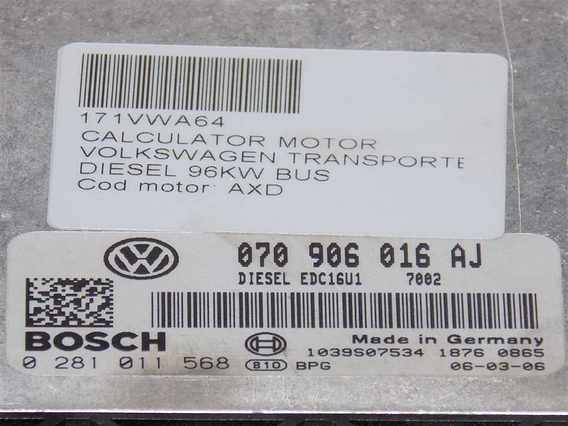 CALCULATOR MOTOR Volkswagen Transporter diesel 2007 - Poza 2