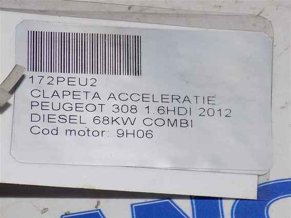 CLAPETA ACCELERATIE Peugeot 308 diesel 2012 - Poza 4