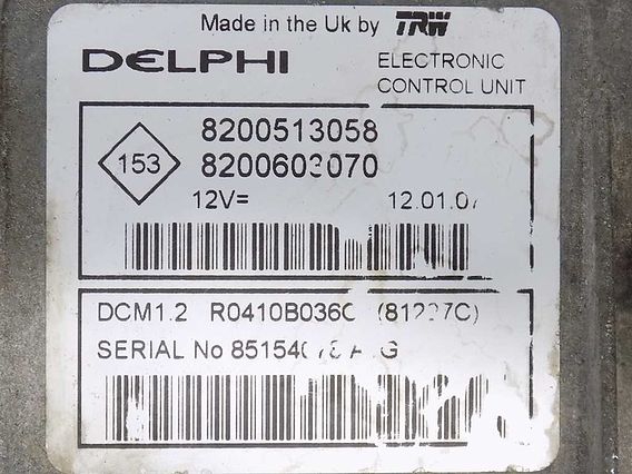 CALCULATOR MOTOR Renault Symbol diesel 2007 - Poza 3