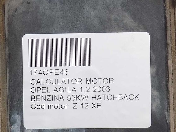 CALCULATOR MOTOR Opel Agila benzina 2003 - Poza 3