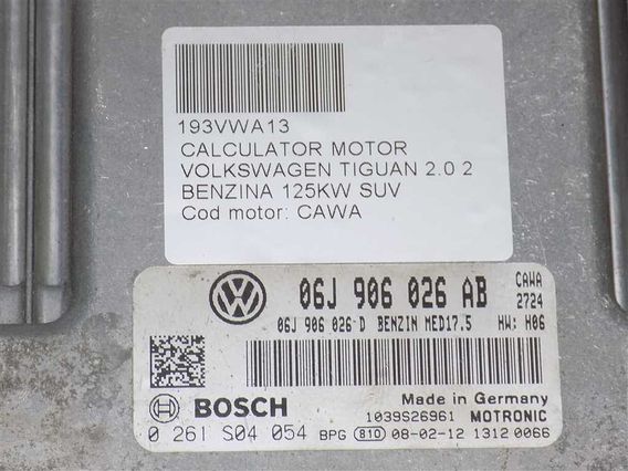 CALCULATOR MOTOR Volkswagen Tiguan benzina 2008 - Poza 3