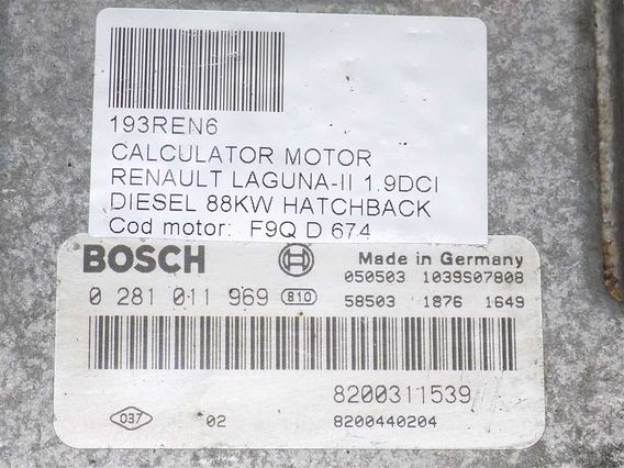 CALCULATOR MOTOR Renault Laguna-II diesel 2006 - Poza 3