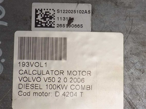 CALCULATOR MOTOR Volvo V50 diesel 2006 - Poza 4