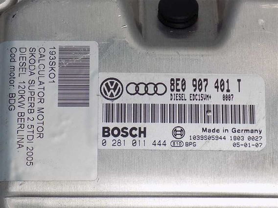 CALCULATOR MOTOR Skoda Superb diesel 2005 - Poza 3