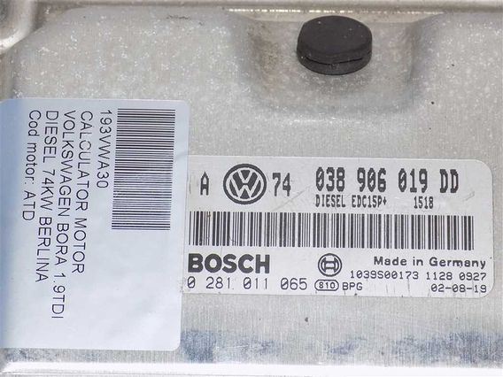 CALCULATOR MOTOR Volkswagen Bora diesel 2002 - Poza 3