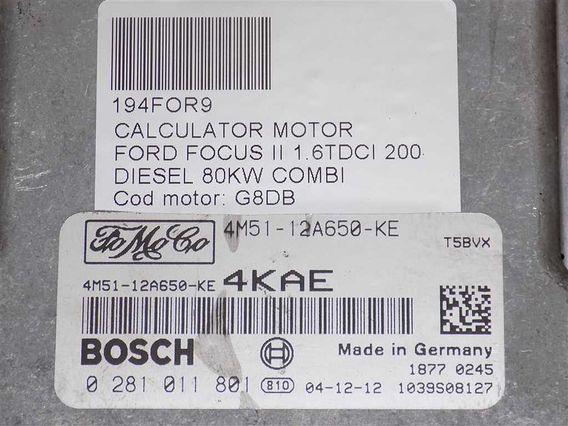 CALCULATOR MOTOR Ford Focus II diesel 2004 - Poza 3