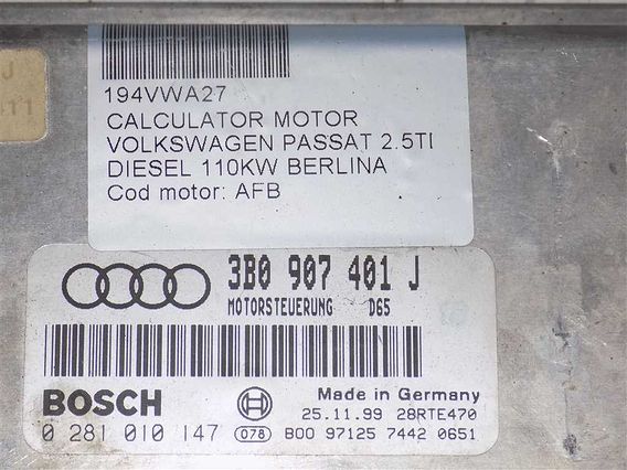 CALCULATOR MOTOR Volkswagen Passat diesel 1999 - Poza 4