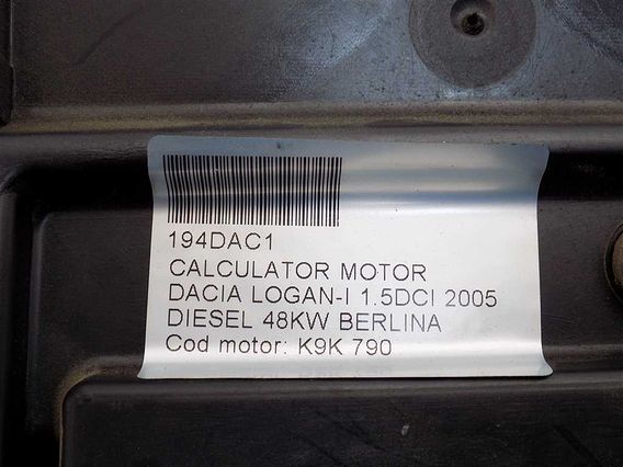 CALCULATOR MOTOR Dacia Logan-I diesel 2005 - Poza 4