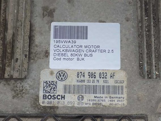 CALCULATOR MOTOR Volkswagen Crafter diesel 2006 - Poza 3