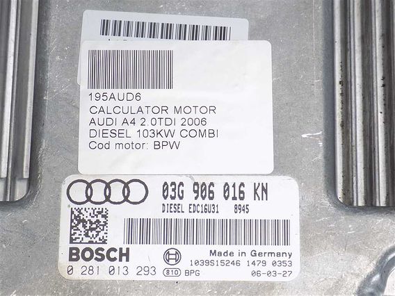 CALCULATOR MOTOR Audi A4 diesel 2006 - Poza 3