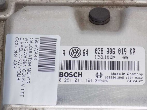 CALCULATOR MOTOR Volkswagen Golf-IV diesel 2004 - Poza 3