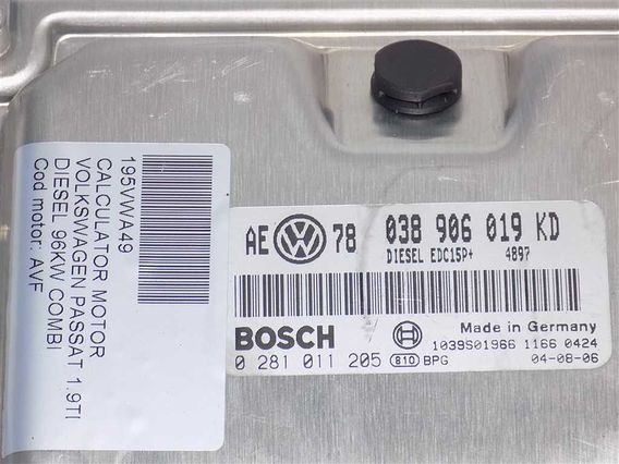 CALCULATOR MOTOR Volkswagen Passat diesel 2004 - Poza 3