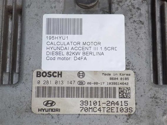 CALCULATOR MOTOR Hyundai Accent III diesel 2006 - Poza 3