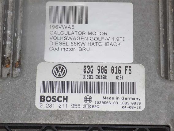 CALCULATOR MOTOR Volkswagen Golf-V diesel 2004 - Poza 3