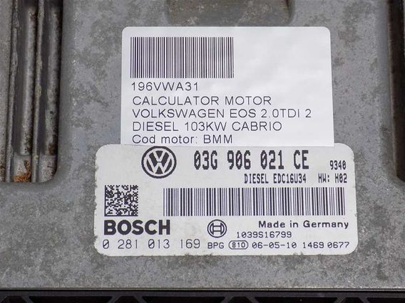 CALCULATOR MOTOR Volkswagen Eos diesel 2006 - Poza 3