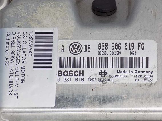 CALCULATOR MOTOR Volkswagen Golf-IV diesel 2001 - Poza 3