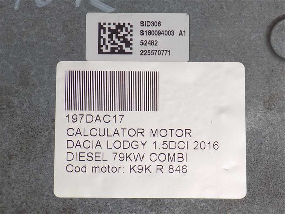 CALCULATOR MOTOR Dacia Lodgy diesel 2016 - Poza 5