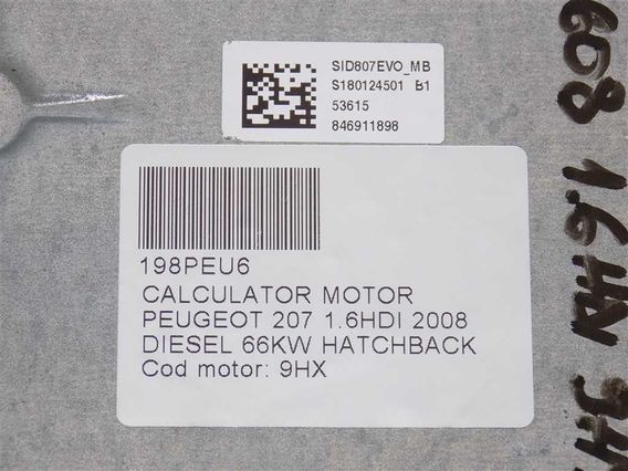 CALCULATOR MOTOR Peugeot 207 diesel 2008 - Poza 4