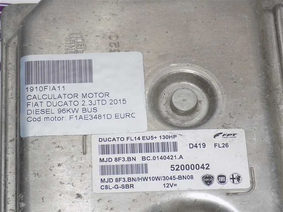 CALCULATOR MOTOR Fiat Ducato diesel 2015 - Poza 3